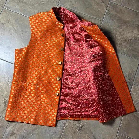 Wings BTI. India nehru waistcoat vest - Picture 4 of 10